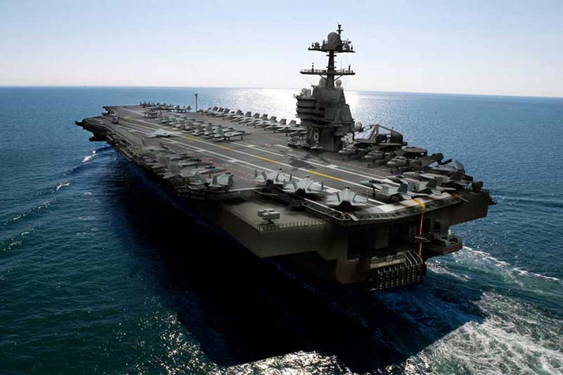 les porte avions USS-Gerald-Ford-aircraft-carrier-1