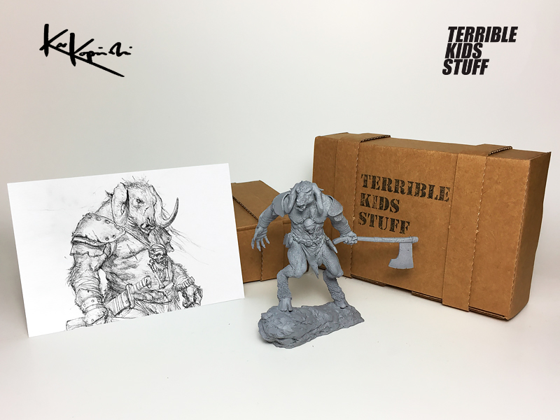 New releases from Terrible Kids Stuff - February 2017 Composit-beastman