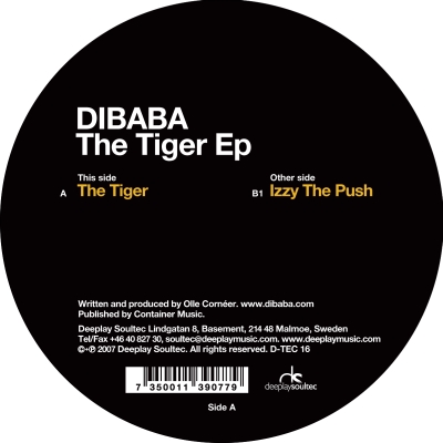 DEEPLAY SOULTEC - Dibaba - The Tiger EP_D-TEC16 Dtec16