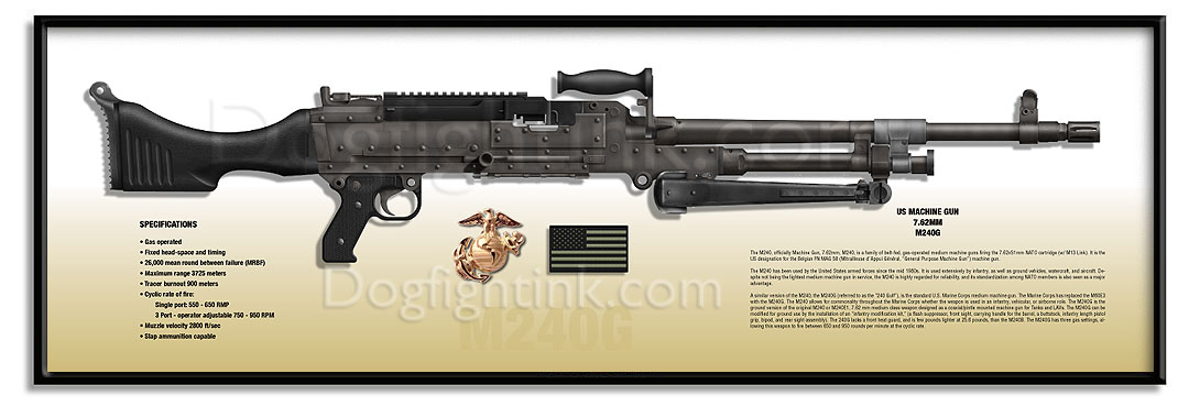 Armas U.S. Special Operations M240G_12x36