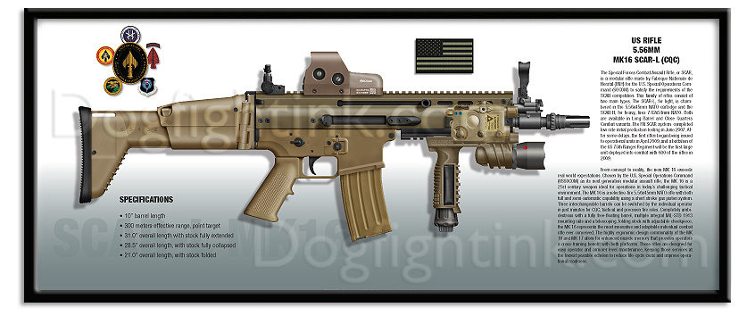 Armas U.S. Special Operations MK16CQC_10x24