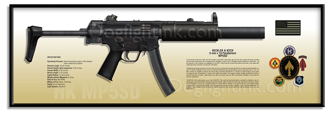 Armas U.S. Special Operations MP5SD