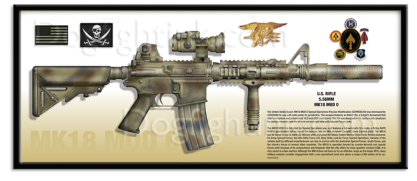 Armas U.S. Special Operations Mk18mod0tan