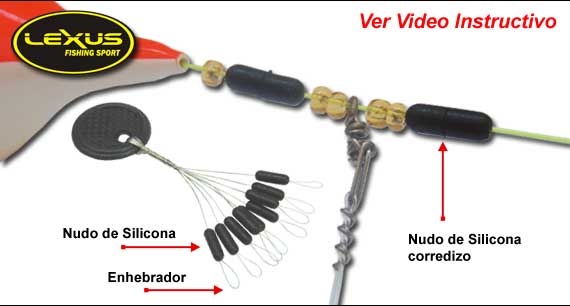 NUDOS CORREDIZOS DE SILICONA y OTROS PARA DISTINTAS PESCAS 50_picr6