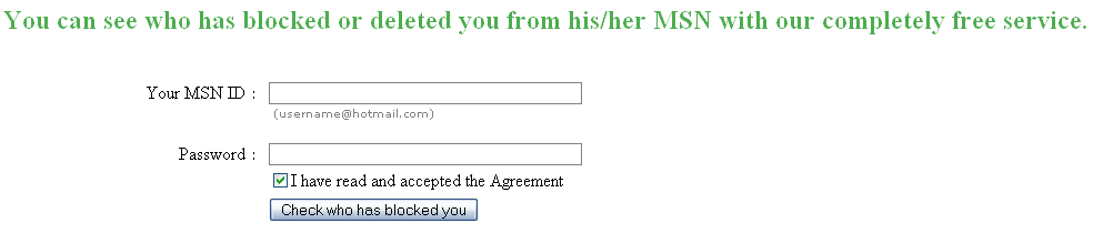 ''Zelite li da saznate ko vas je na MSN blokirao'' ? Msn_check_blocked