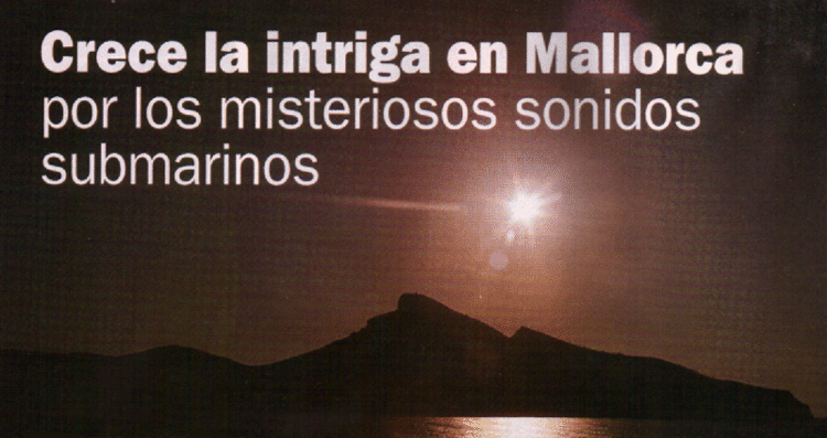 "observé personalmente a un extraterrestre de unos 2,4 a 2,7 m. de altura". Mallorca