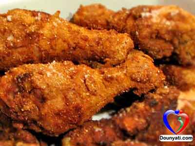 طريقة عمل الدجاج المقرمش Fried-chicken