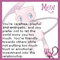 Pokemon Personality Test Mew