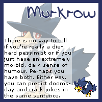 Quel Pokemon êtes-vous ?  - Page 3 Murkrow