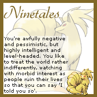 Personality Test Ninetales