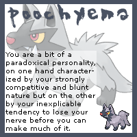 What pokemon are you? Poochyena