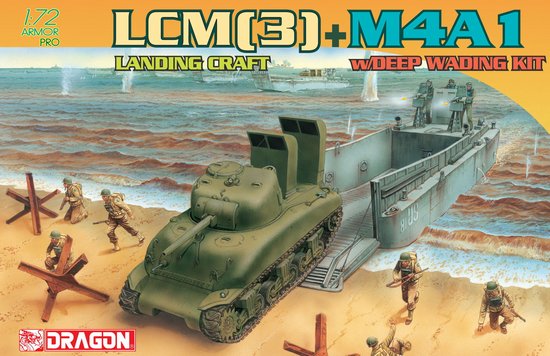 News Dragon - LCM(3) Landing Craft + M4A1 w/Deep Wading Kit L_DRA7360