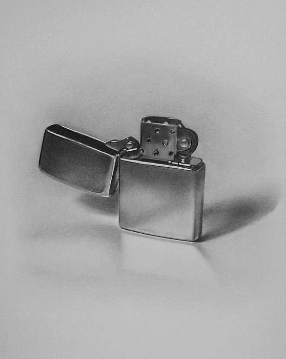 مجنون الرسم بقلم الرصاص شاهدو لوحاته Zippo