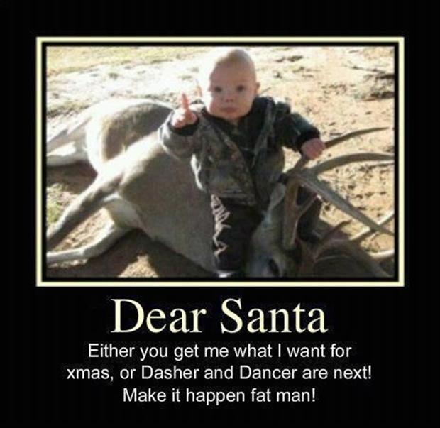 Christmas is coming soon. Dear-santa-warning-from-kid-funny