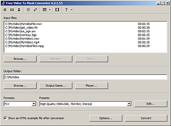 Download Free Video to Flash Converter VideoToFlash