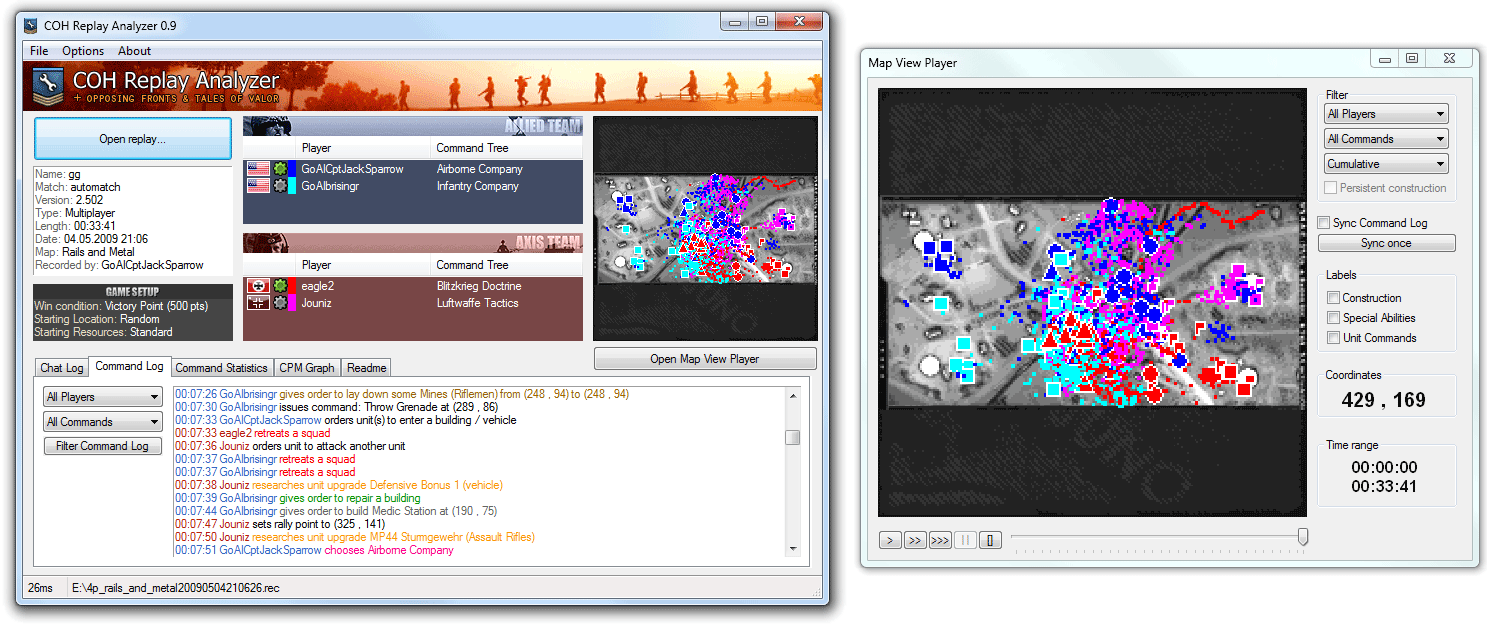 COH Replay Analyzer Cohra