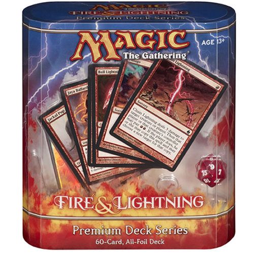 Baraja chispa Magic-fire-and-lightning