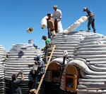 Earthbag building CoopT