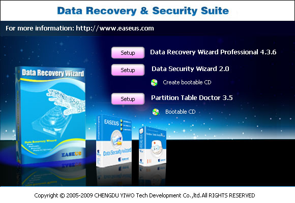 Baixe gratuitamente o Data Recovery & Security Suite Suite