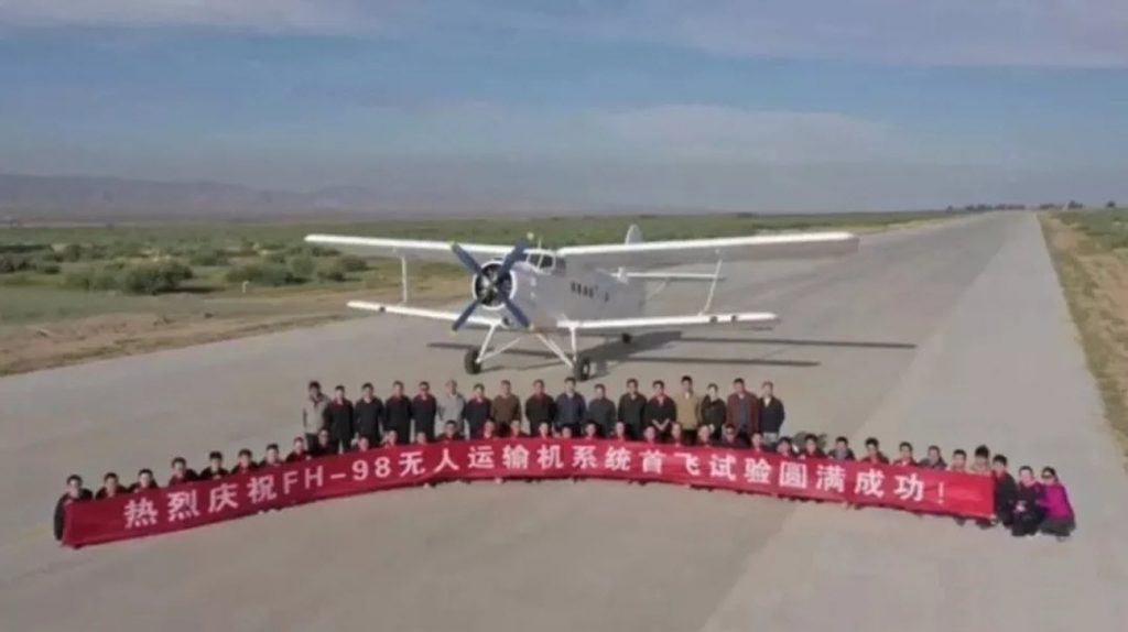 Armée Chinoise / People's Liberation Army (PLA) - Page 29 2018-09-27-FH-98-Un-avion-biplan-de-70-ans-transform%C3%A9-en-drone-cargo-01-1024x574