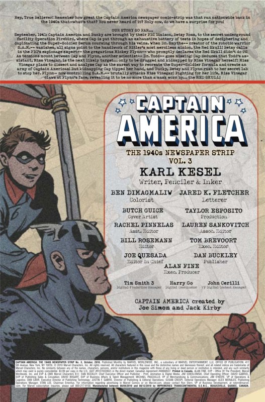 Captain America: The 1940's Newspaper Strip #1-3 [Mini-Série] Captainamerica31.2010820101156