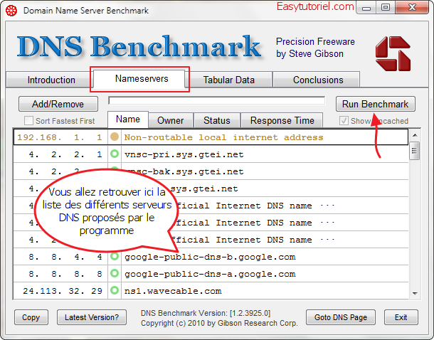 Comment accélérer votre connexion avec DNS Benchmark !    29