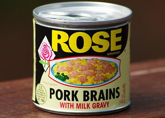 When the Apocalypse comes, what food stuffs will I need to store up on?   Pork-brains
