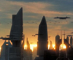 Coruscant Coruscant_sunset