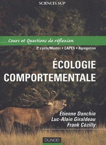 Ecologie comportementale : Cours et Questions de réflexion 30231354186