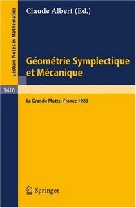 Géométrie Symplectique et Mécanique 1109012931