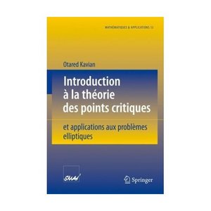 Introduction à la théorie des points critiques   (Springer) 04212630534