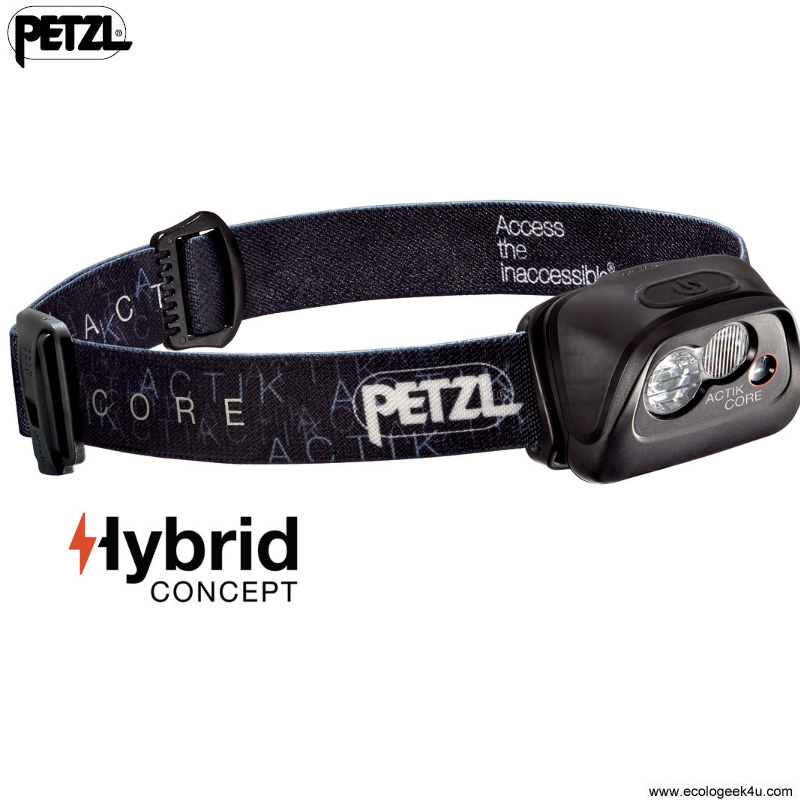 Nouvelle frontale Petzl Actik avec batterie USB amovible 59602