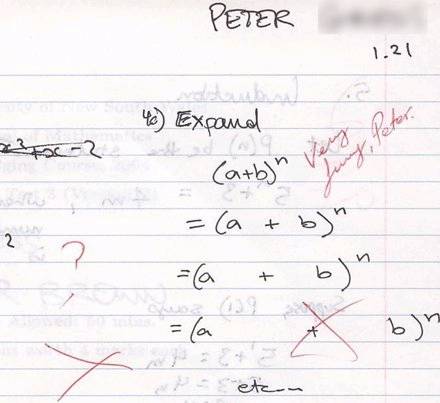 Funny test papers Expand