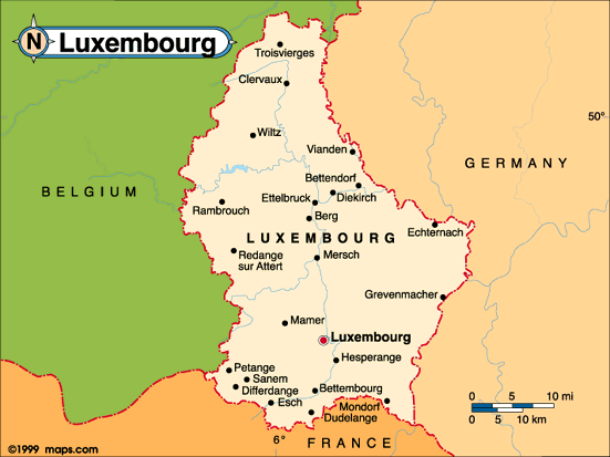 Люксембург - 61 Luxembourgrap