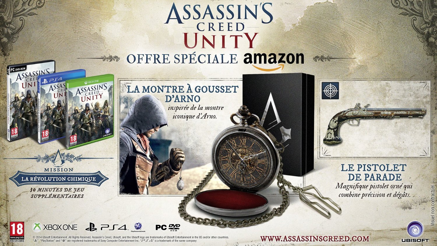 ASSASSIN'S CREED UNITY | Salida: 11 de noviembre de 2014 - Página 2 Assassins-creed-unity-edicion-la-montre-a-gousset-amazon-francia