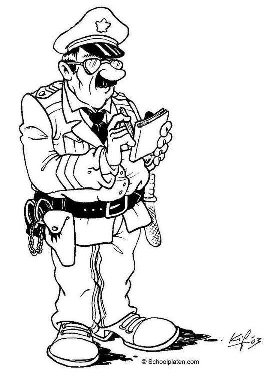 les images valent mieux que les mots... - Page 3 Fr-images-coloriages-colorier-photo-agent-de-police-p3608