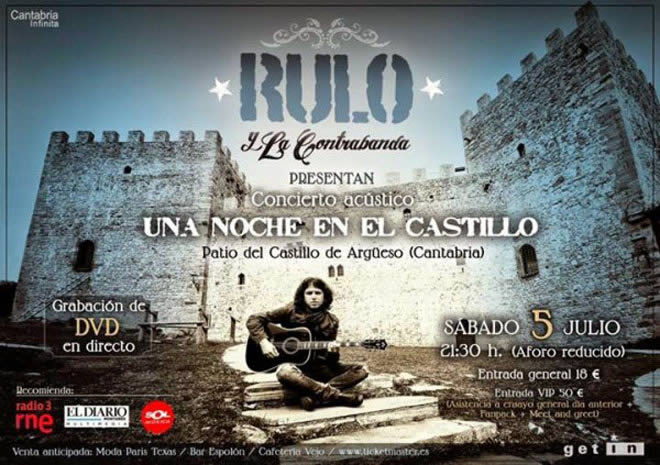 Rulo y La Contrabanda grabarán mañana un disco en directo en Argüeso, Cantabria Rulo-y-la-Contrabanda-05-07-14