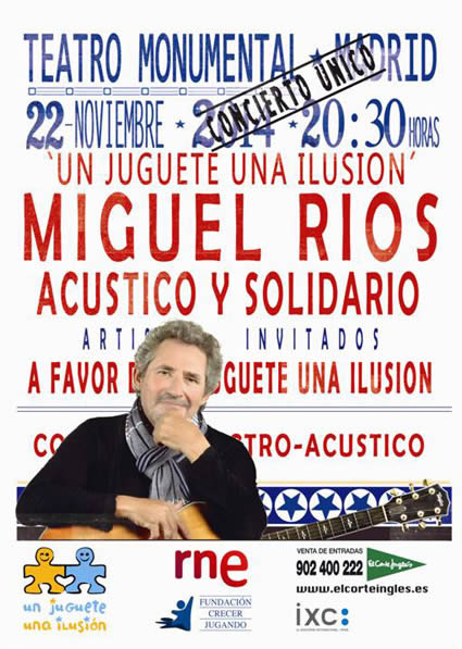 Miguel Ríos ofrecerá un concierto benéfico en Madrid Miguel-rios-19-09-14