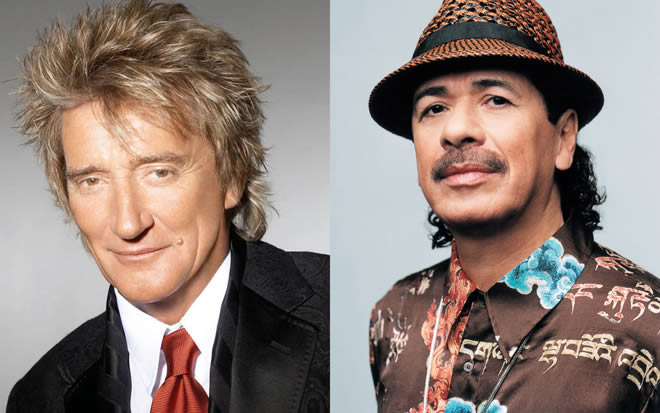 Rod Stewart y Carlos Santana anuncian gira conjunta por EE.UU.: “The Voice, The Guitar, The Songs” Rod-stewart-carlos-santana-27-02-14