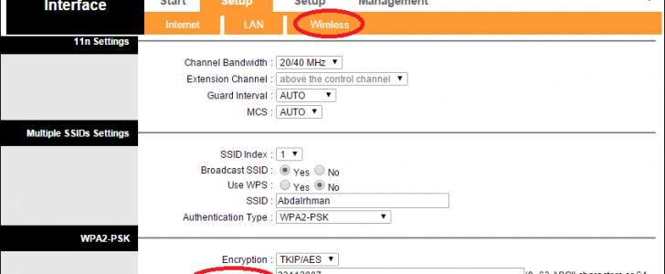 شرح كيفية تغيير كلمة السر الخاصة بالوايرليس في الراوتر Router-TP-Link1-728x300