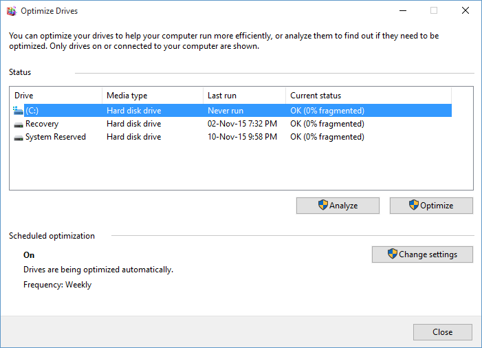 10 طرق مختلفه يجب القيام بها لتسريع حاسوبك Windows_Disk_Defragmenter