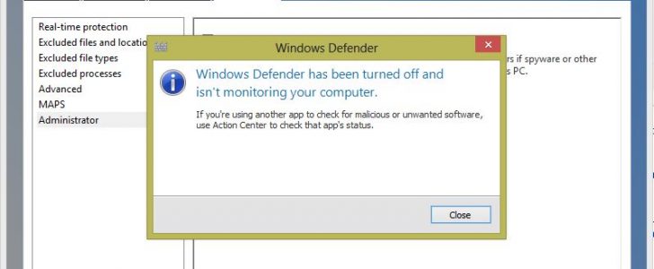 برنامج - كيفية تعطيل برنامج Windows Defender من العمل في نظام ويندوز Turn-off-Windows-defender-in-Windows-8-728x300