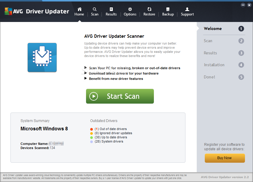 شرح برنامج AVG Driver Updater لتحديث التعريفات AVG-Driver-Updater_1