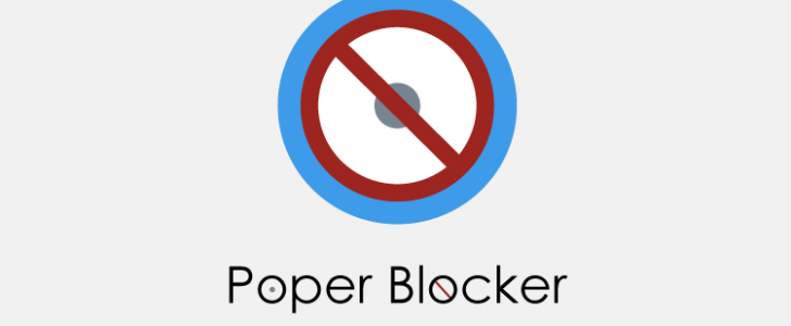 اضافة Poper Blocker لجوجل كروم لمنع النوافذ والاعلانات المنبثقة Poper-Blocker-728x300