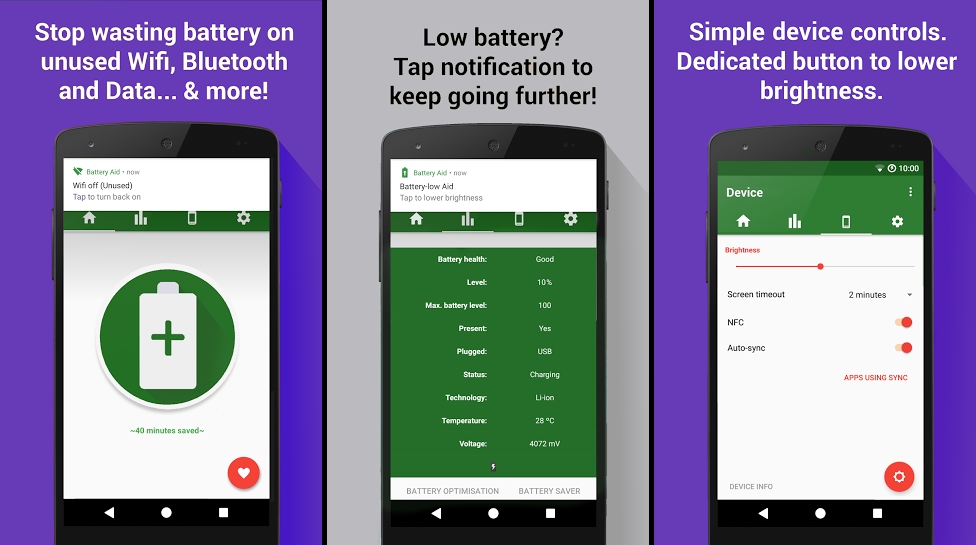 تطبيق Battery Aid 2 لاطالة عمر بطارية الاندرويد Aid-2