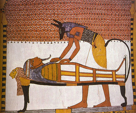 La representación del difunto  en el arte egipcio Sennedjem