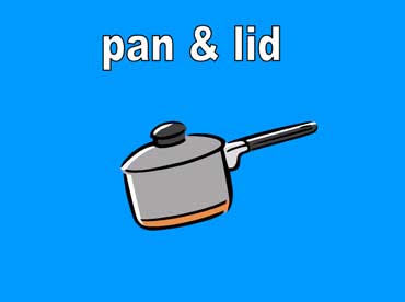  ◄اللغة الانجليزية...... Kitchenware Vocabulary.► Pan-and-lid