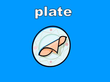  ◄اللغة الانجليزية...... Kitchenware Vocabulary.► Plate-napkin