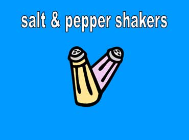  ◄اللغة الانجليزية...... Kitchenware Vocabulary.► Salt-pepper-shakers