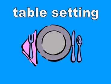  ◄اللغة الانجليزية...... Kitchenware Vocabulary.► Table-setting